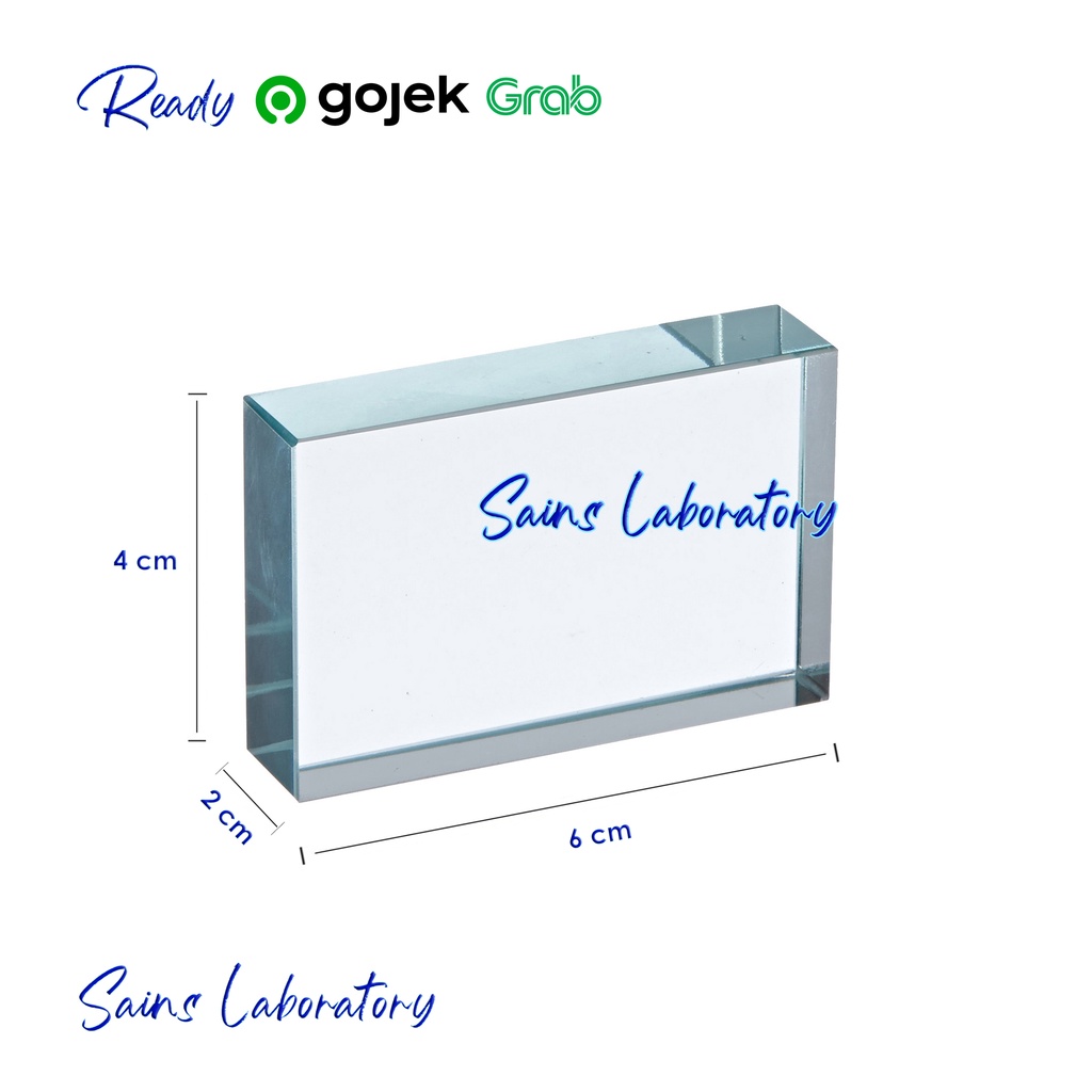 Jual Balok Kaca Plan Paralel Glass Box Optical Glass Brick Kaca Persegi