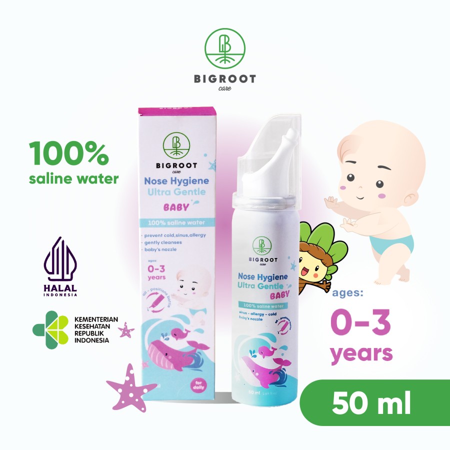 Jual Nasal Spray Pencuci Hidung Bayi Bigroot Nose Hygiene Ultra Gentle Baby 50ml Shopee Indonesia