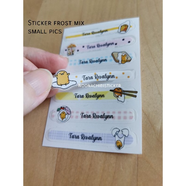 Jual sticker frost mix colors pictures set | Shopee Indonesia