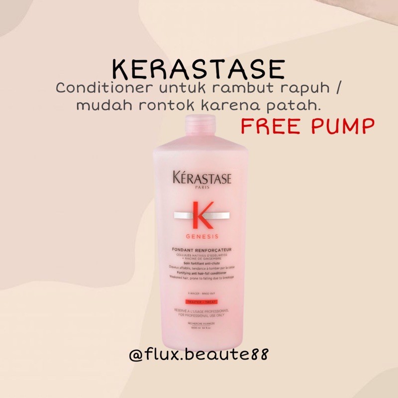 Jual Kerastase Genesis Fondant Renforcateur Conditioner 1000ml | Shopee