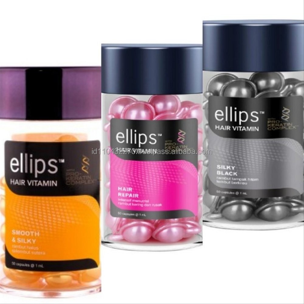 Jual ELLIPS HAIR VITAMIN BOTOL ISI 50 CAPSUL /1ML | Shopee Indonesia