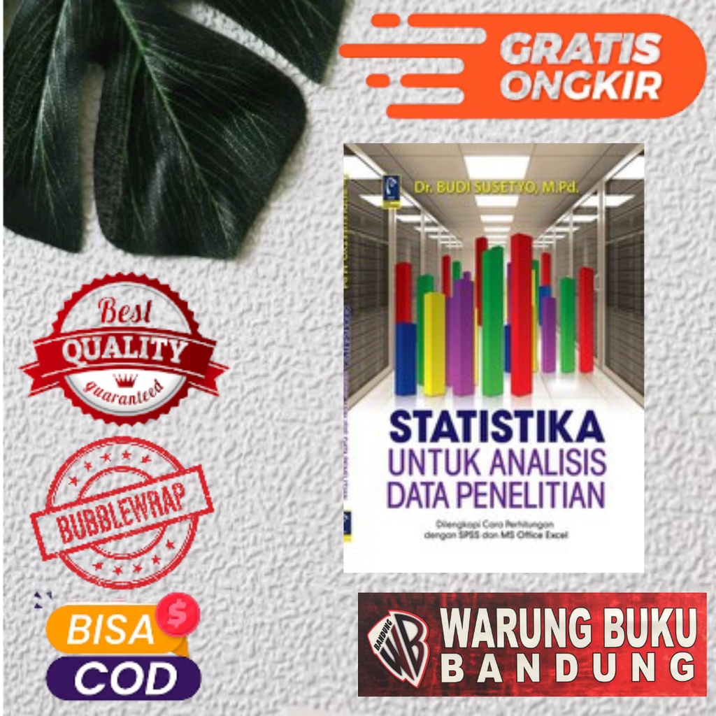 Jual Buku Statistika Untuk Analisis Data Penelitian Dr Budi Susetyo