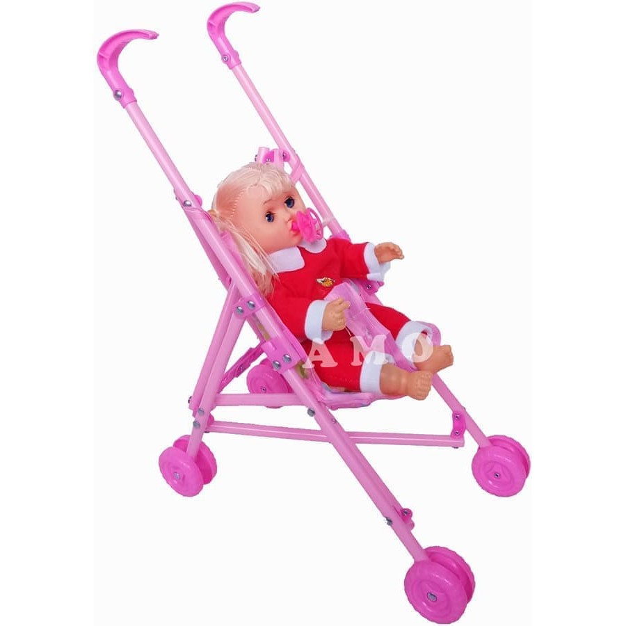 Jual MAINAN ANAK Dorongan Stroller Boneka Bayi Premium Shopee Indonesia