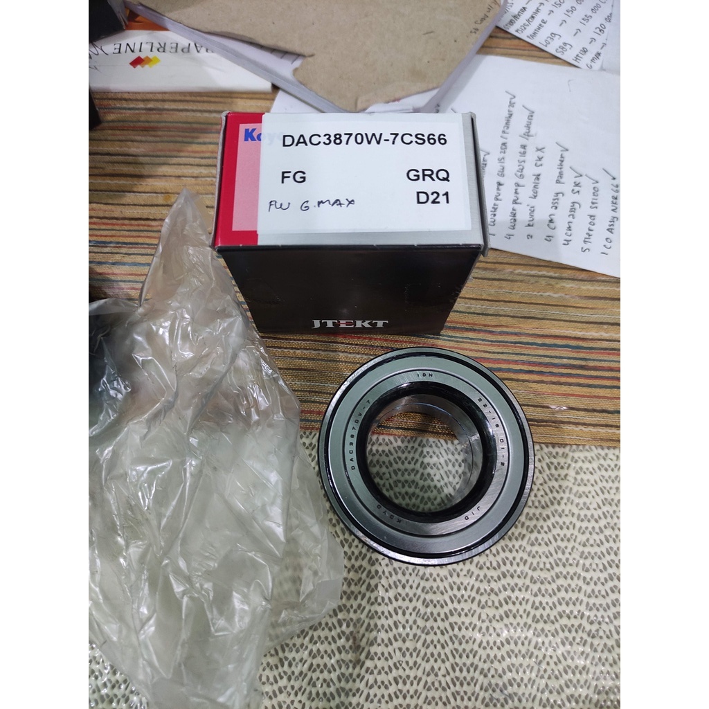 Jual bearing roda depan DAC 3870W-7CS66 / Laker Laher Roda depan front ...