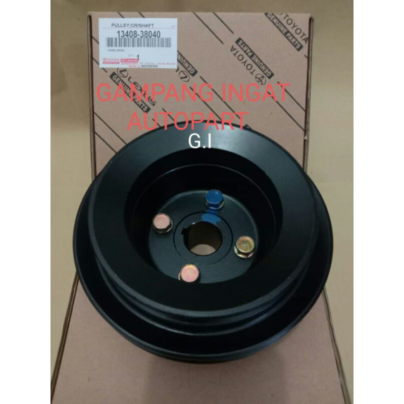 Jual Pully Kruk As Pully Ker As Pulley Crankshaft Toyota Kijang Kapsul Efi 1800cc 3 Jalur