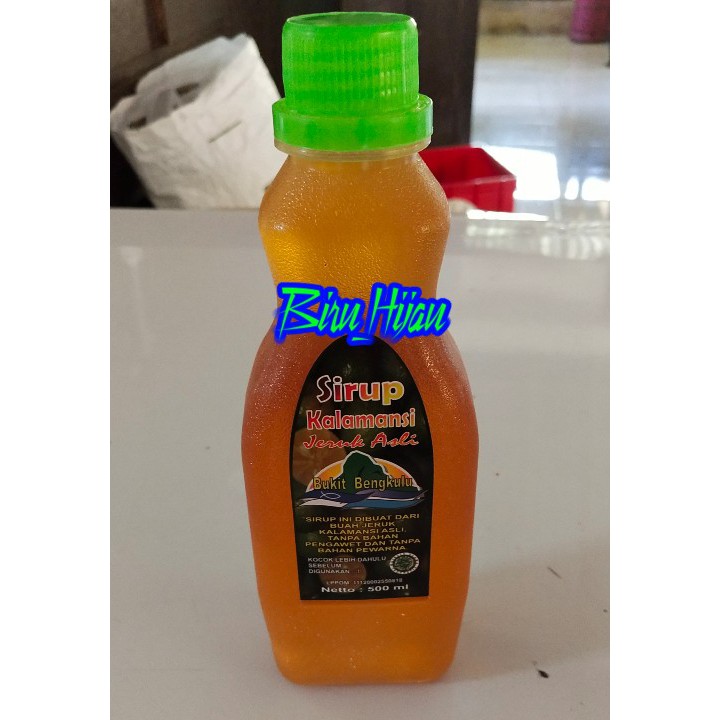 Jual Sirup Kalamansi Jeruk Asli Bukit Bengkulu 500ml Shopee Indonesia 9639