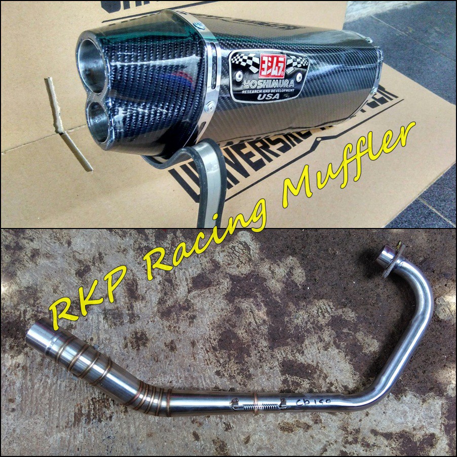 Jual Knalpot Yoshimura R77 Carbon 2 Hole Cb150r Cbr150r Byson R15 Vixion Gsx Sonic Mx King Nmax 3615