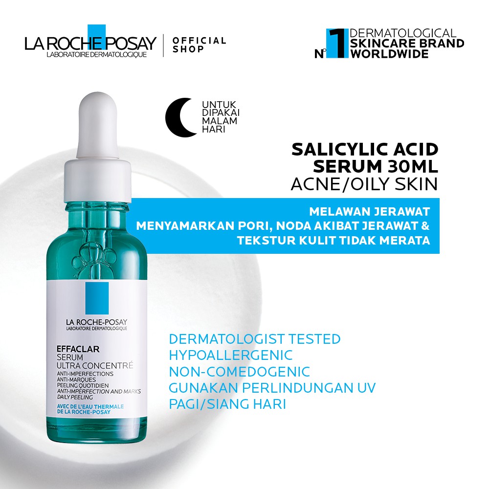 Jual La Roche Posay Effaclar Salicylic Acid Serum 30ml - Serum Wajah ...