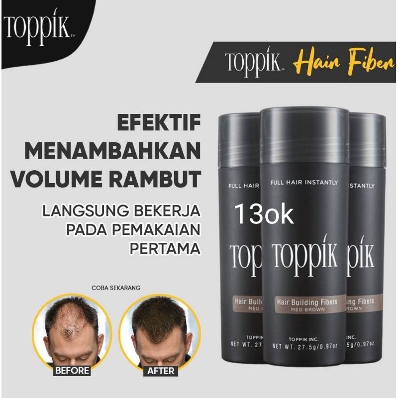 Jual Toppik Hair Fiber 275gr Original Usa Amerika Black Penebal Rambut Hitam Shopee Indonesia 3844