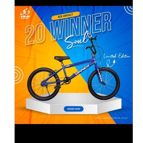 Jual Sepeda BMX 20 inch Winner SOUL LIMITED EDITION | Shopee Indonesia