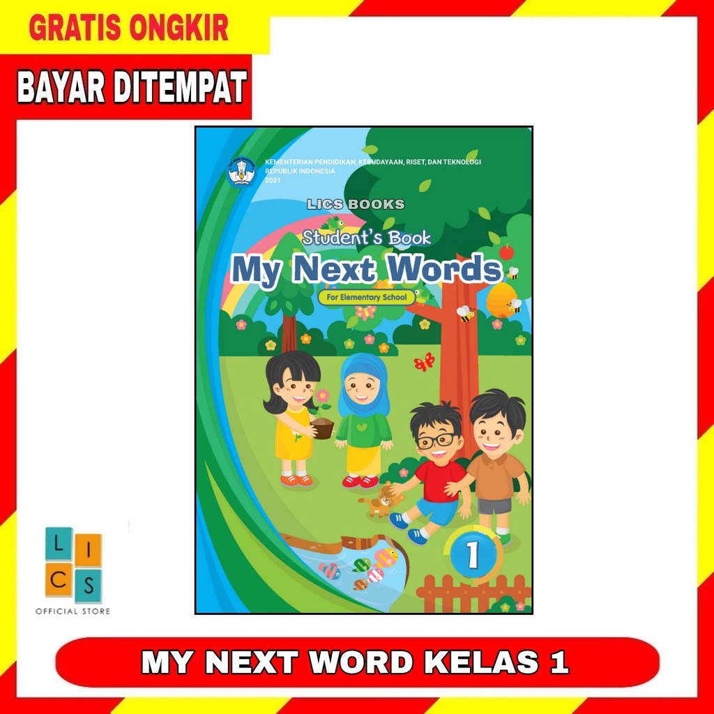 Jual Buku Paket Siswa SD Kelas 1 Bahasa Inggris My Next Words Kurikulum ...