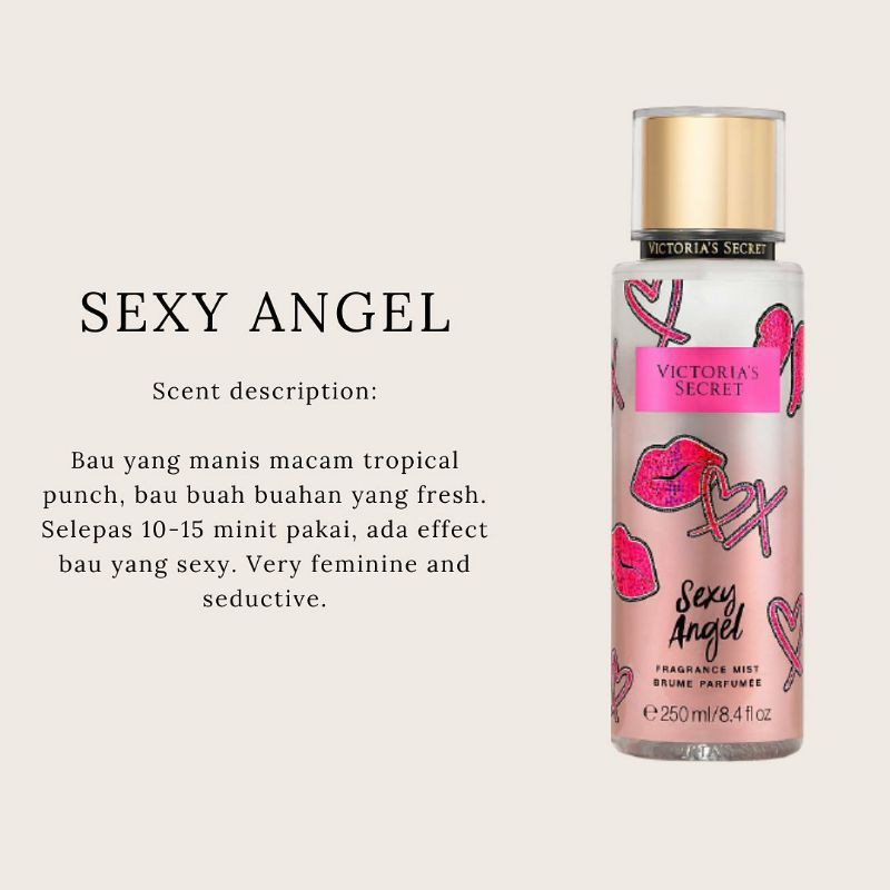 Bau victoria discount secret yang manis