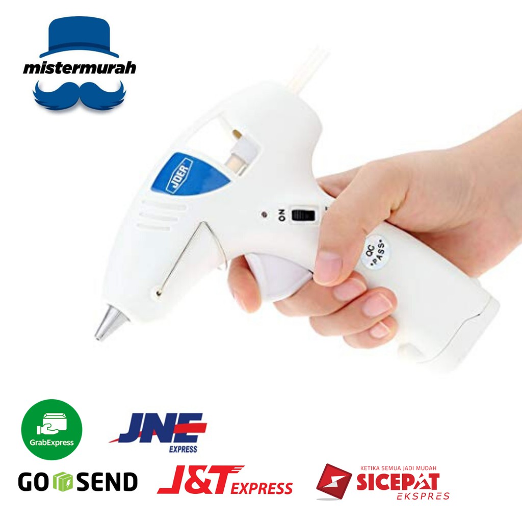 Jual Hot Melt Glue Gun Wireless Joer S Alat Pistol Lem Tembak