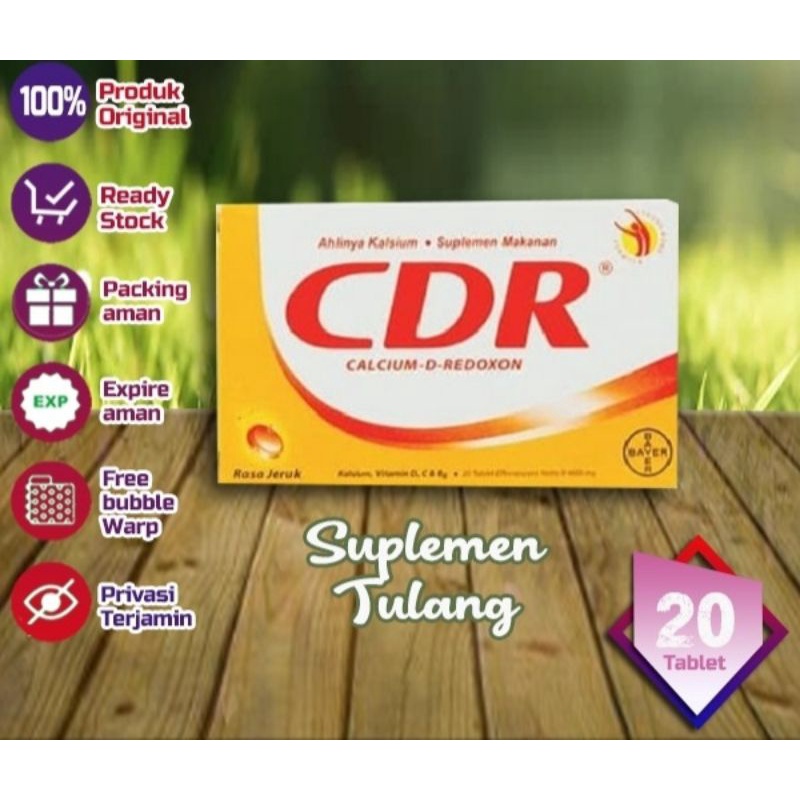 Jual Cdr Calcium D Redoxon All Variant / Multivitamin / Suplemen Tulang ...
