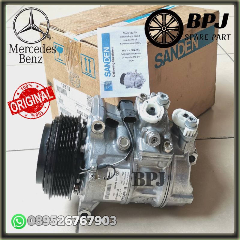 Jual Compressor Compresor Kompresor AC Mercy C Class PXC14 W205 C200 ...
