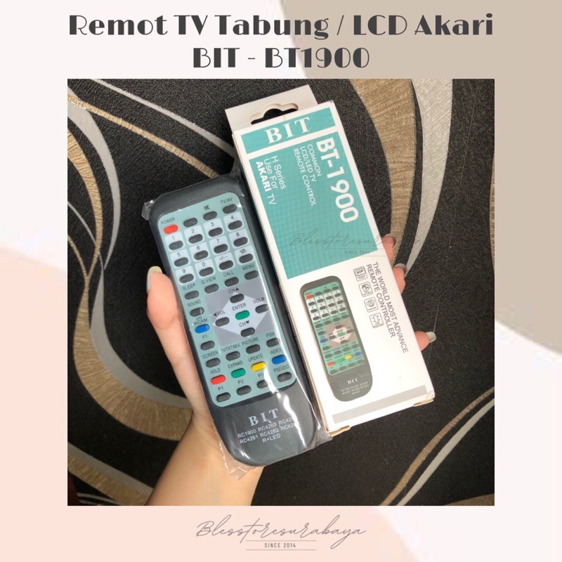 Jual Remot Tv Tabung Lcd Led Akari Bit Remote Universal Bt