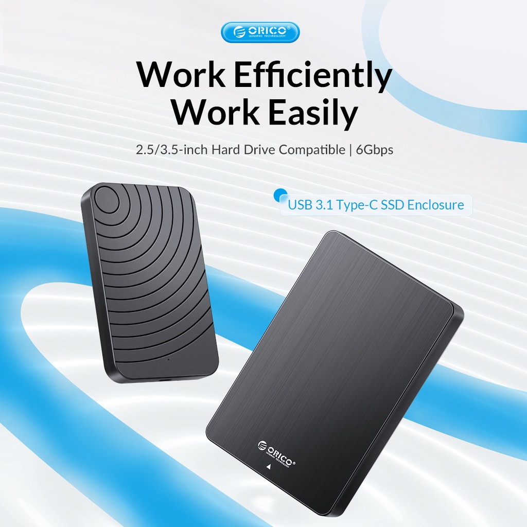 Jual ORICO HM35C3 3.5 inch USB3.1 Gen1 Type-C Hard Drive Enclosure ...