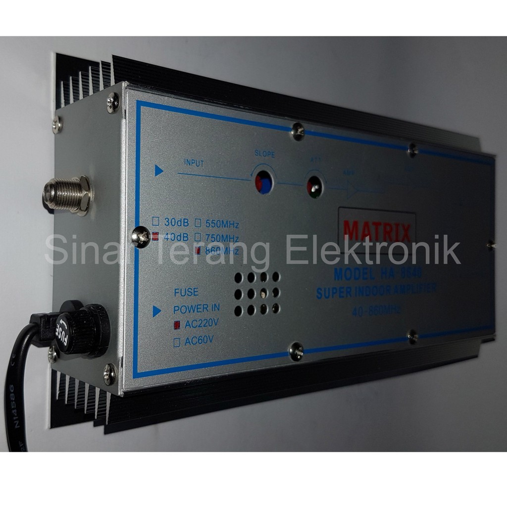 Jual Booster HA-8640 Super Indoor Amplifier 40 - 860MHZ | Shopee Indonesia
