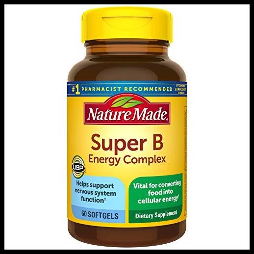 Jual Nature Made Super B Energy Complex Softgels, 60 Count For ...