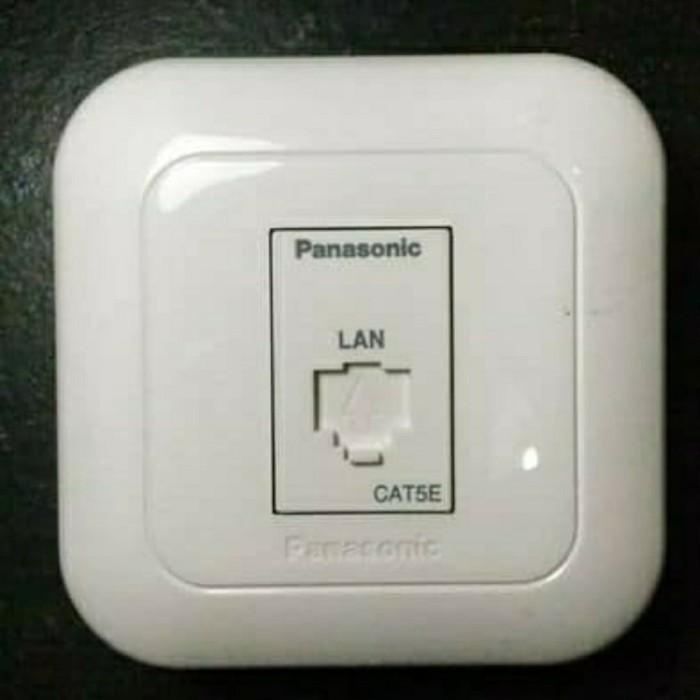 Jual Konektor | Socket Outlet Data Lan Cat5E / Cat 6 Rj45 Wej2488 Ib ...