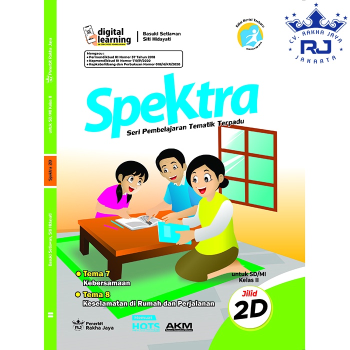 Jual Buku Spektra 2d Tematik Terpadu Kelas 2 Sdmi Jilid D Tema 7 Dan 8 Shopee Indonesia