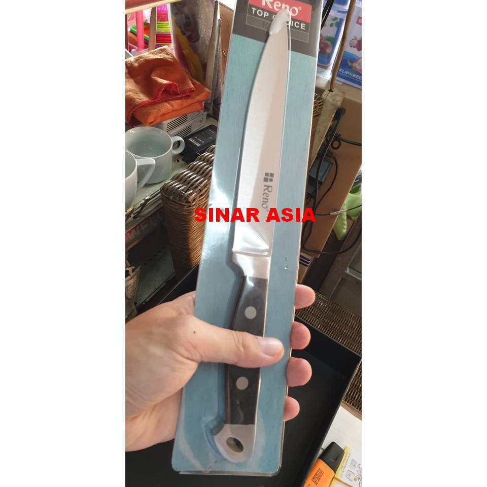 Jual Pisau Ukir Dapur Masak Gagang Stainless Carving Knife Reno Knb Shopee Indonesia