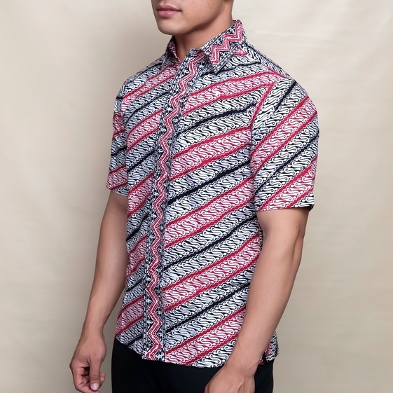 Jual Kemeja Batik Pria Motif: Parang Style: Slim Fit Bahan: Katun ...