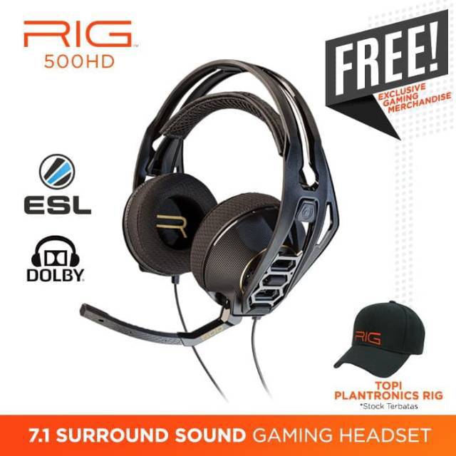 Plantronics rig 500hd 7.1 surround deals sound gaming headphone for pc