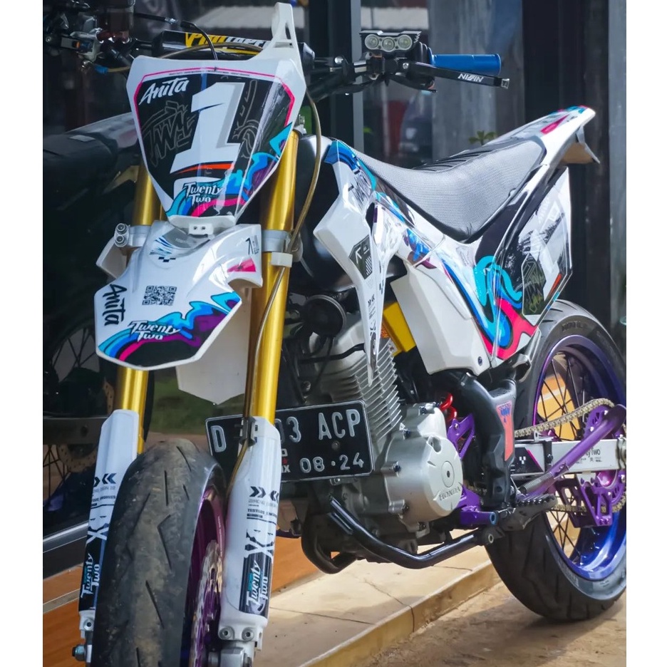 Jual DECAL CRF150L KLX DTRACKER WR155 GORDON CUSTOM | Shopee Indonesia
