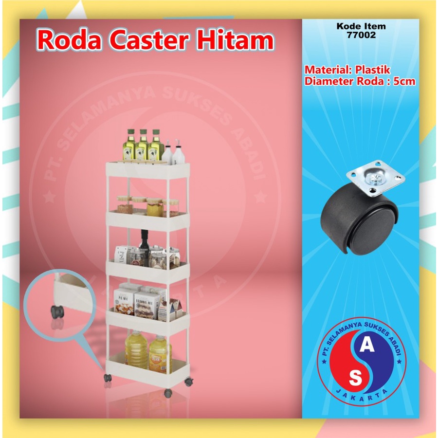 Jual Roda Kursi Kantor Socket Castor Caster Plastik Hitam Lemari Meja Pcs Shopee Indonesia