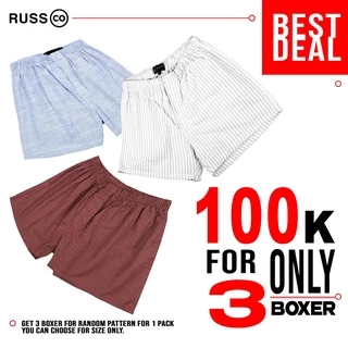 Russ Boxer Celana Pendek Boxer Combination