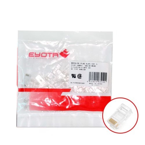 Jual Connector Rj Eyota Pack Pcs Shopee Indonesia