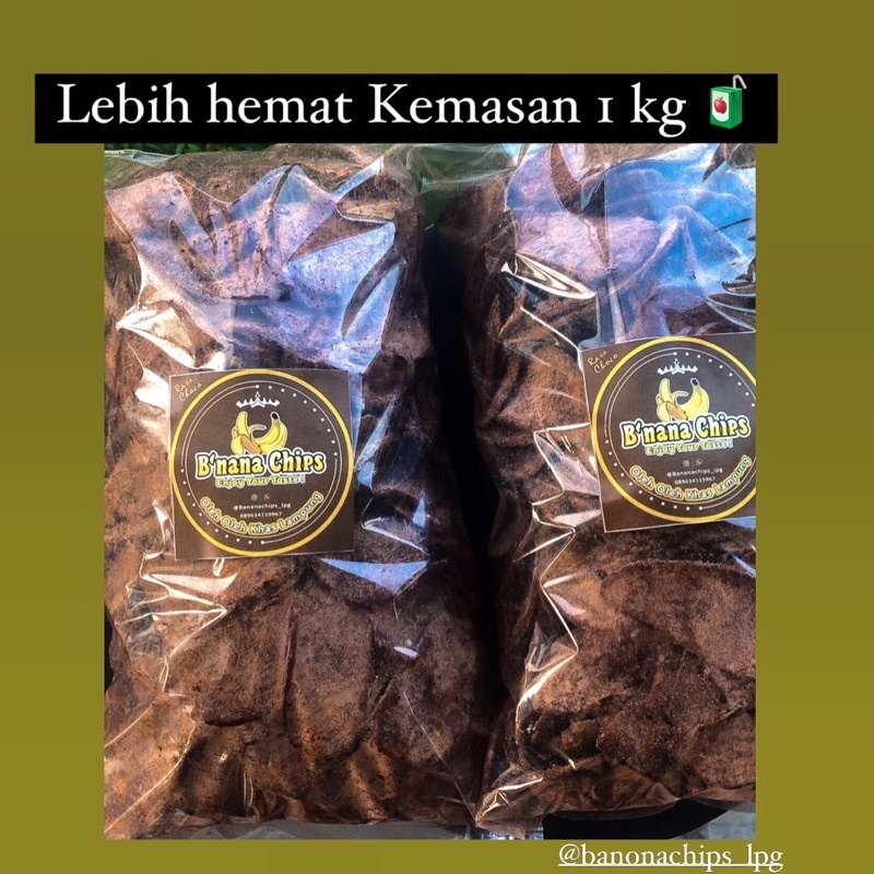 Jual Keripik Pisang Coklat Kemasan 1 Kg Shopee Indonesia