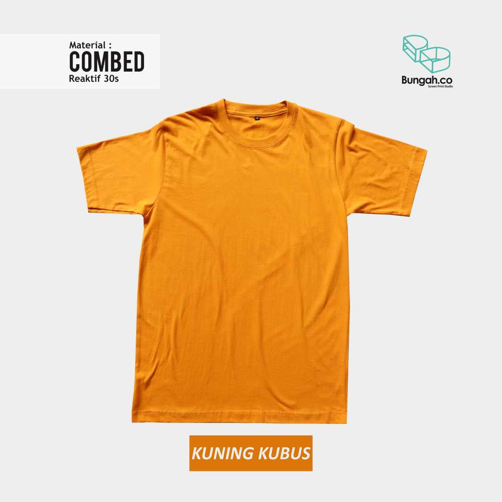 Jual KAOS POLOS COTTON COMBED 30s REAKTIF | Shopee Indonesia