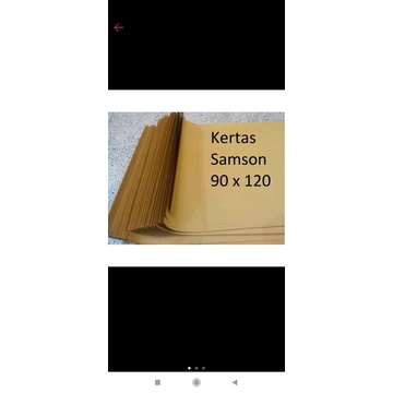 Jual Kertas Samson 90x120 Isi 10 Lembar | Shopee Indonesia