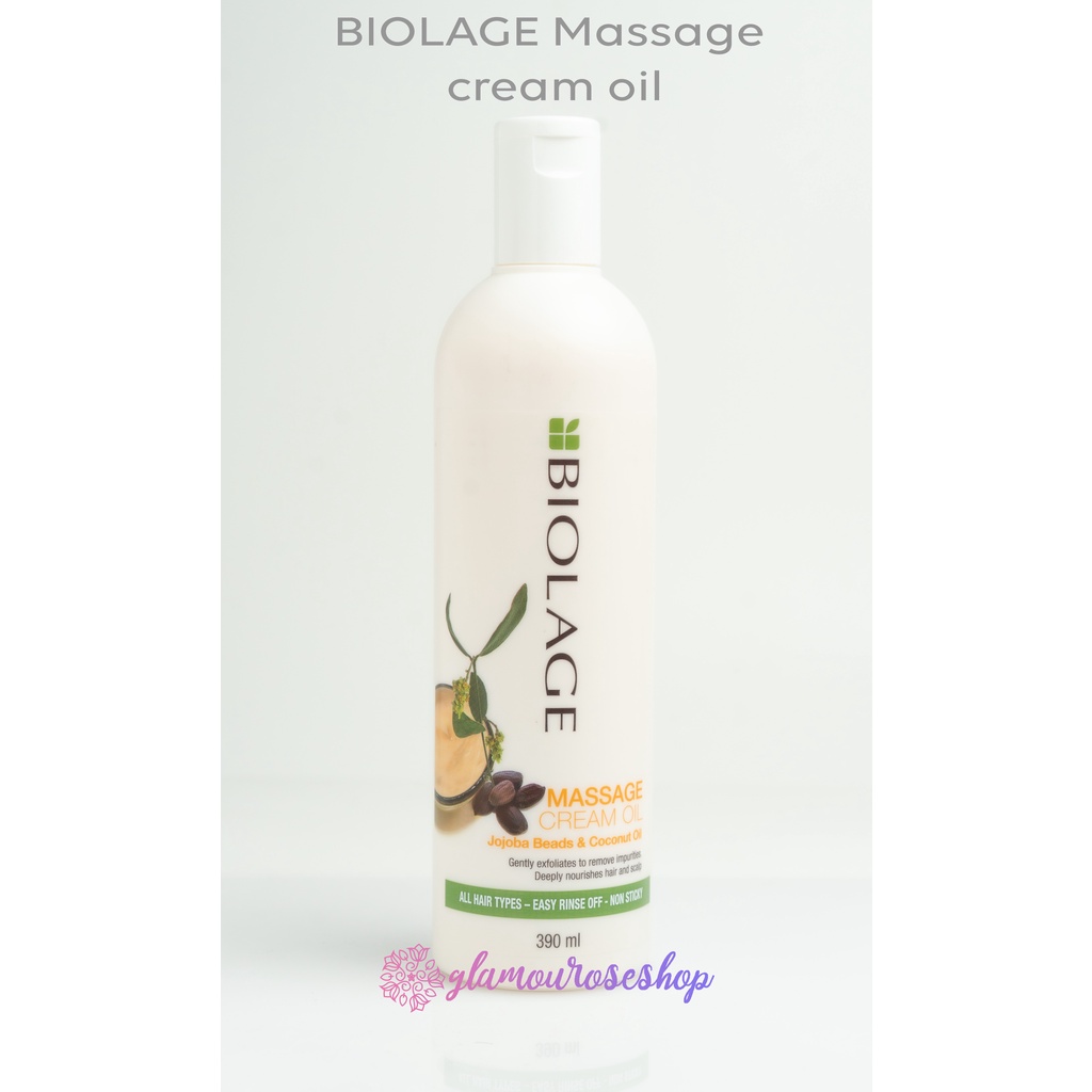 Jual Biolage Massage Cream Oil 390ml Shopee Indonesia