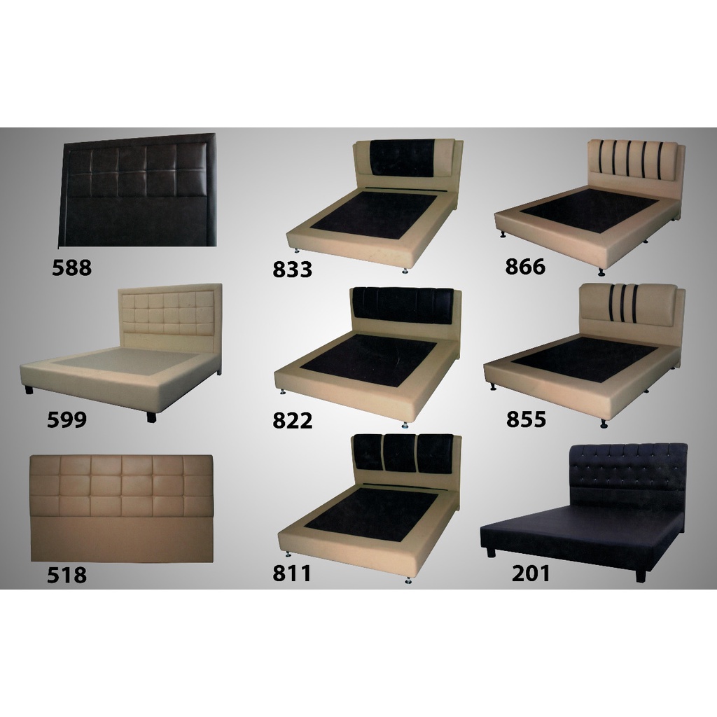 Jual Divan Box Sandaran Ranjang Kasur Merk Qland Bisa Request Warna ...