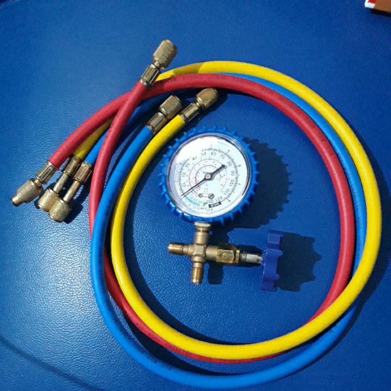 Jual Manifold Single Selang Manifold R22 R32 R134 Manifold AC Selang ...