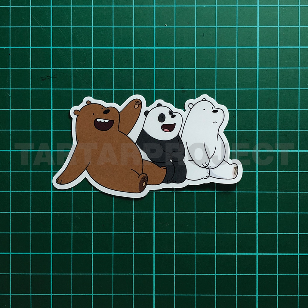 Jual Sticker Stiker Vinyl - WE BARE BEARS | Shopee Indonesia