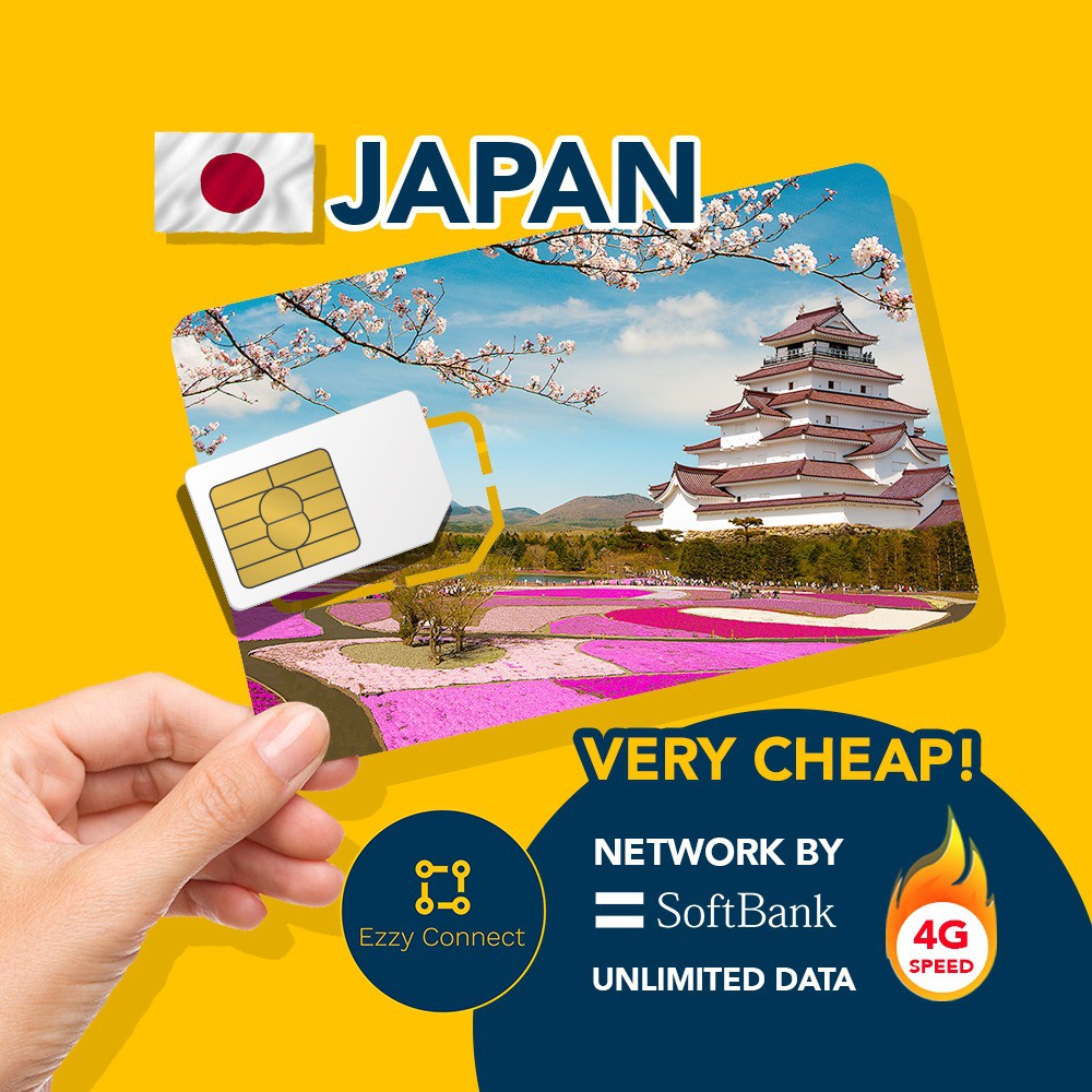 Jual Simcard Jepang 20GB Plug & Play BIG DATA by EzzyConnect | Japan ...