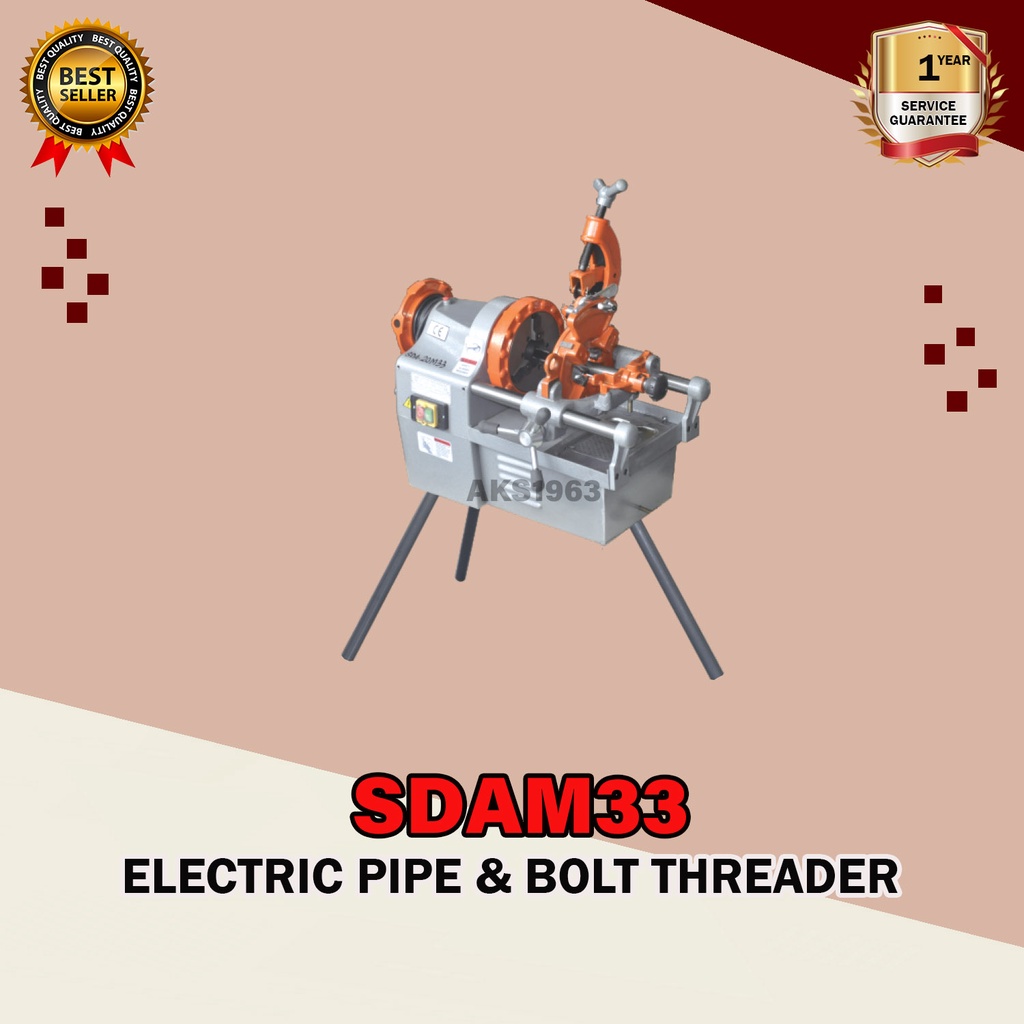 Jual Mesin Senai Pipa Listrik Pipe Threading Machine SDA - M33 | Shopee ...