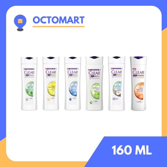 Jual CLEAR Shampoo 160ML / Shampo / Sampo Hair Perawatan Rambut Rontok ...