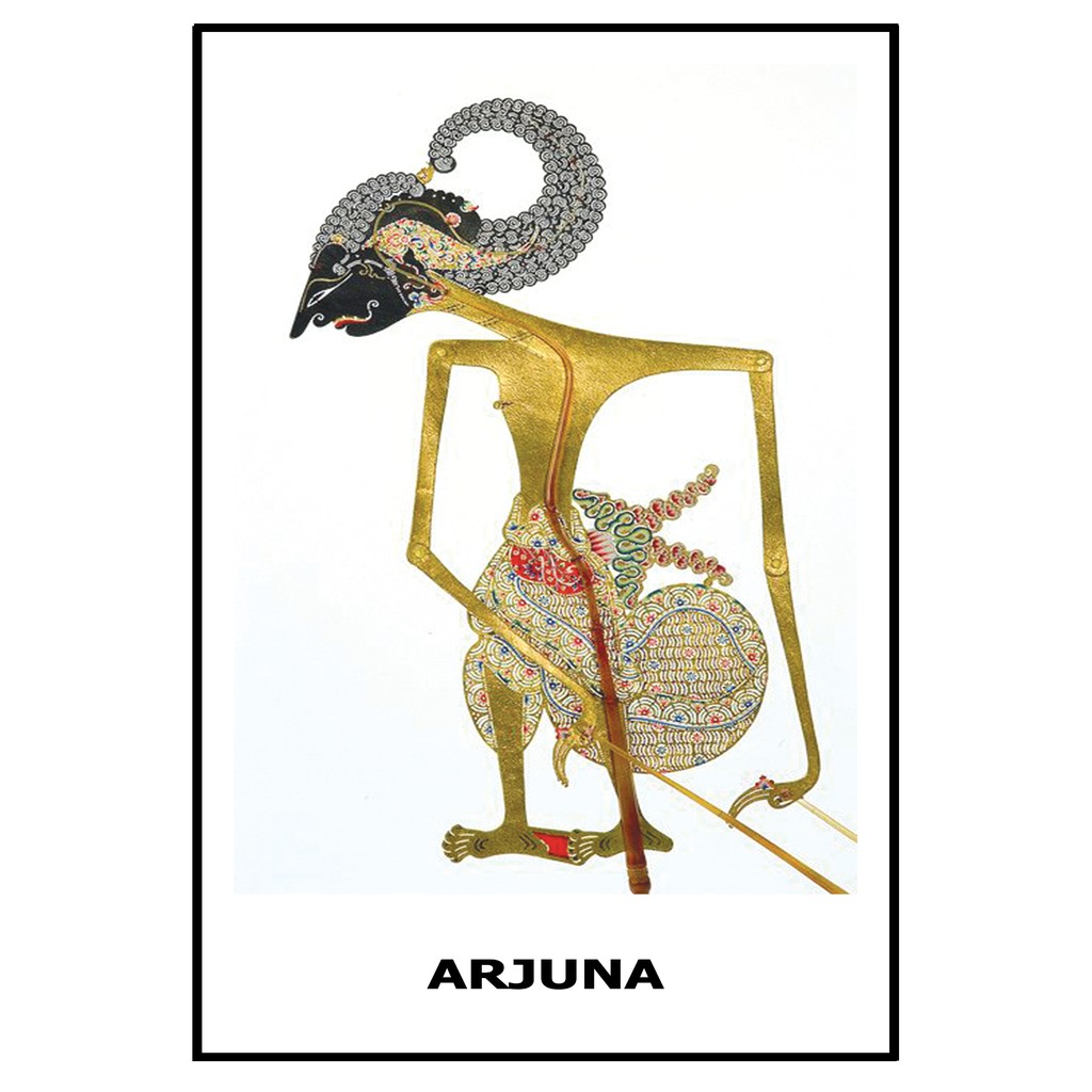 Jual Poster Wayang Arjuna / Janaka | Shopee Indonesia