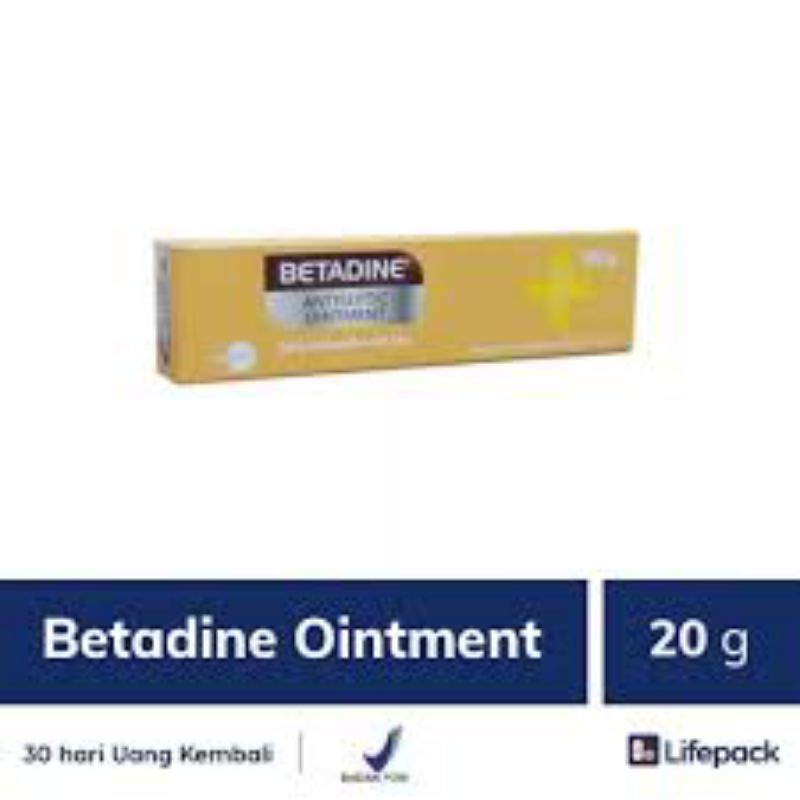 Jual Betadine Salap 20gr Infeksi luka,Luka Bakar dan sunat | Shopee ...