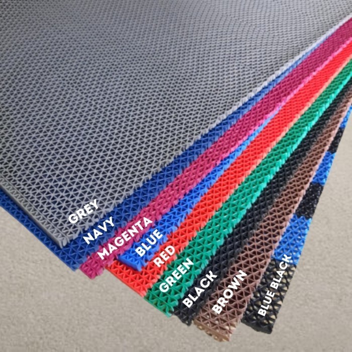 Jual Keset Karpet Karet Pvc Anti Slip X Jaring Shopee Indonesia