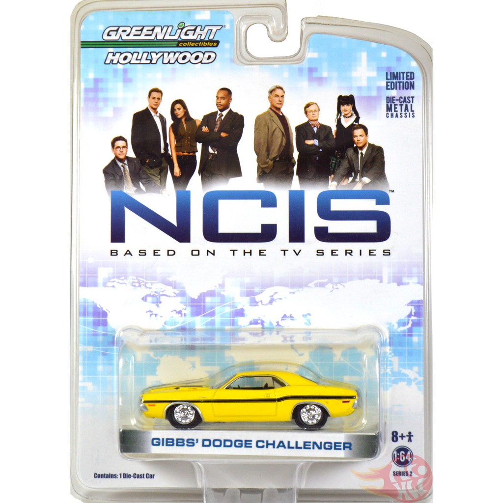 Dodge Challenger RT Greenlight CIS 1970 Gibbs' Série TV NCIS : Enquêtes spéciales 1/18 - Jeux & Jouets
