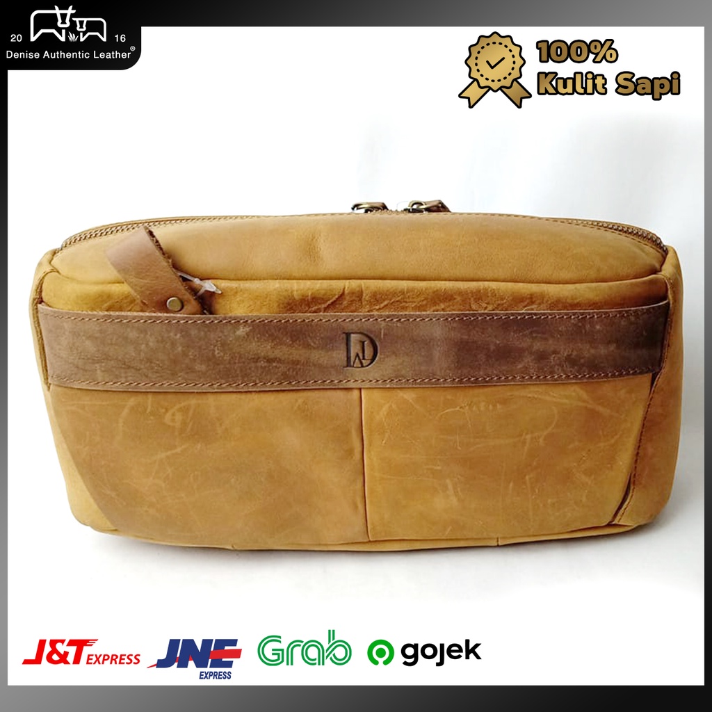 Jual Tas Selempang | Tas Kulit Premium | Kulit Sapi Tahan Lama | 100%