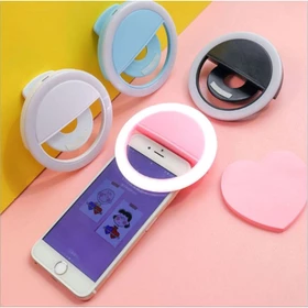 Ring Light Mini Selfie Lampu LED Ringlight Mini Lampu Selfie Lampu Flash