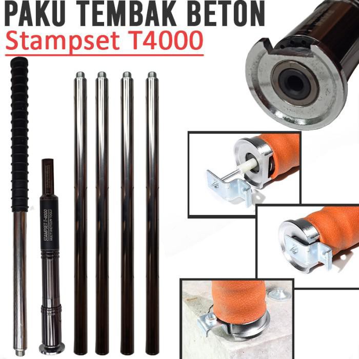 Jual Paku Stampset T Paku Tembak Beton Dan Plat Besi Bonus Paku