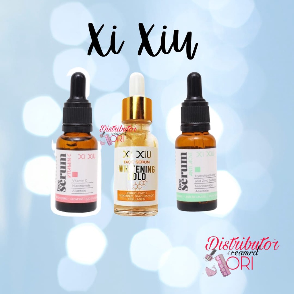 Jual XI XIU Face Serum Vitamin C Anti Acne Whitening Gold Vit C